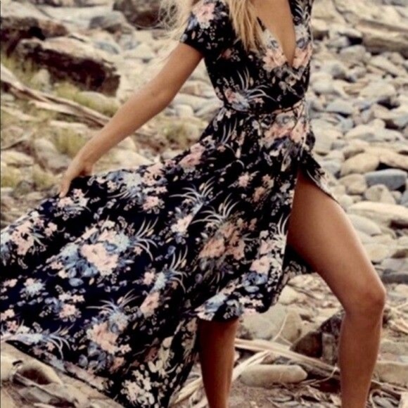 Auguste The Label Scarlett Wrap Maxi Dress - Picture 2 of 5